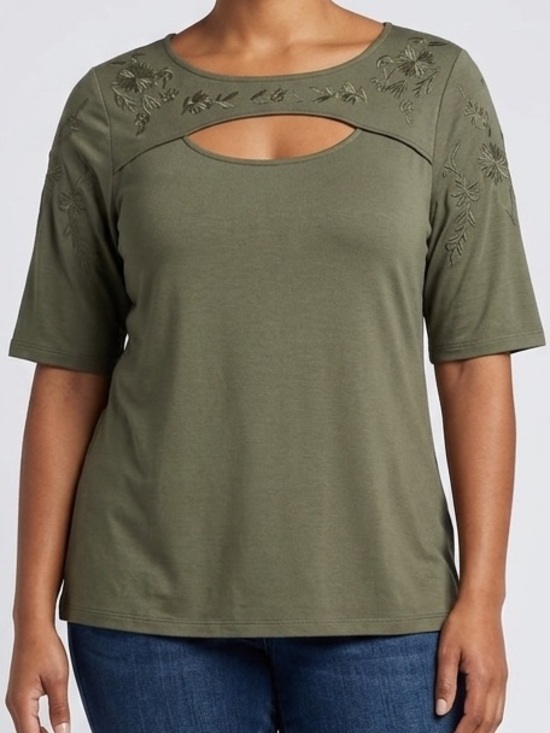 Cable & Gauge Tops - Cable & Gauge Women's Top in Dry Oregano